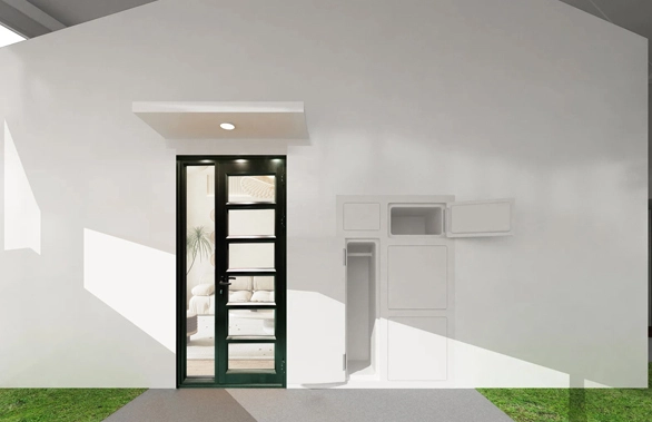 100 Series Alu.Non-thermal Break Hinged Door