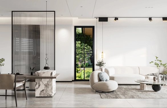 Steel-Inspired Narrow 75 Series Alu.Thermal Break Casement Door