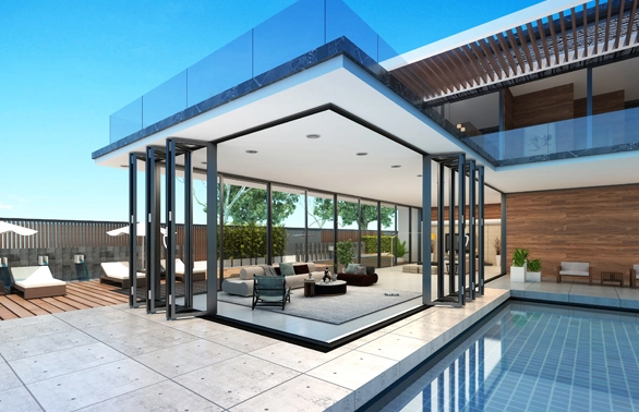 80 Series Alu Thermal Break Bi-folding Door