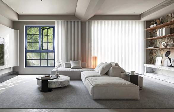 85 Series Alu.Thermal Break Hand Cranking Outward Casement Window