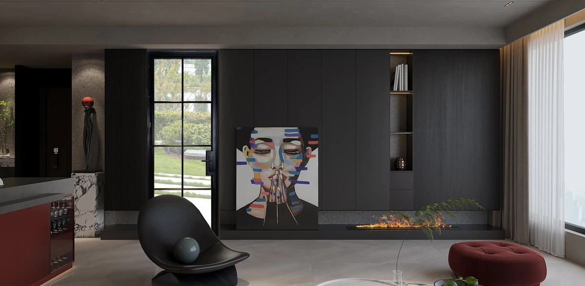 black-steel-doors