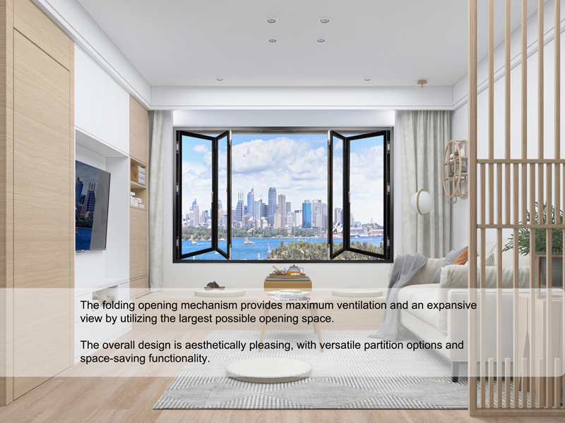 Advantages of 50 Series Alu.Non-thermal Break Bi-folding Window