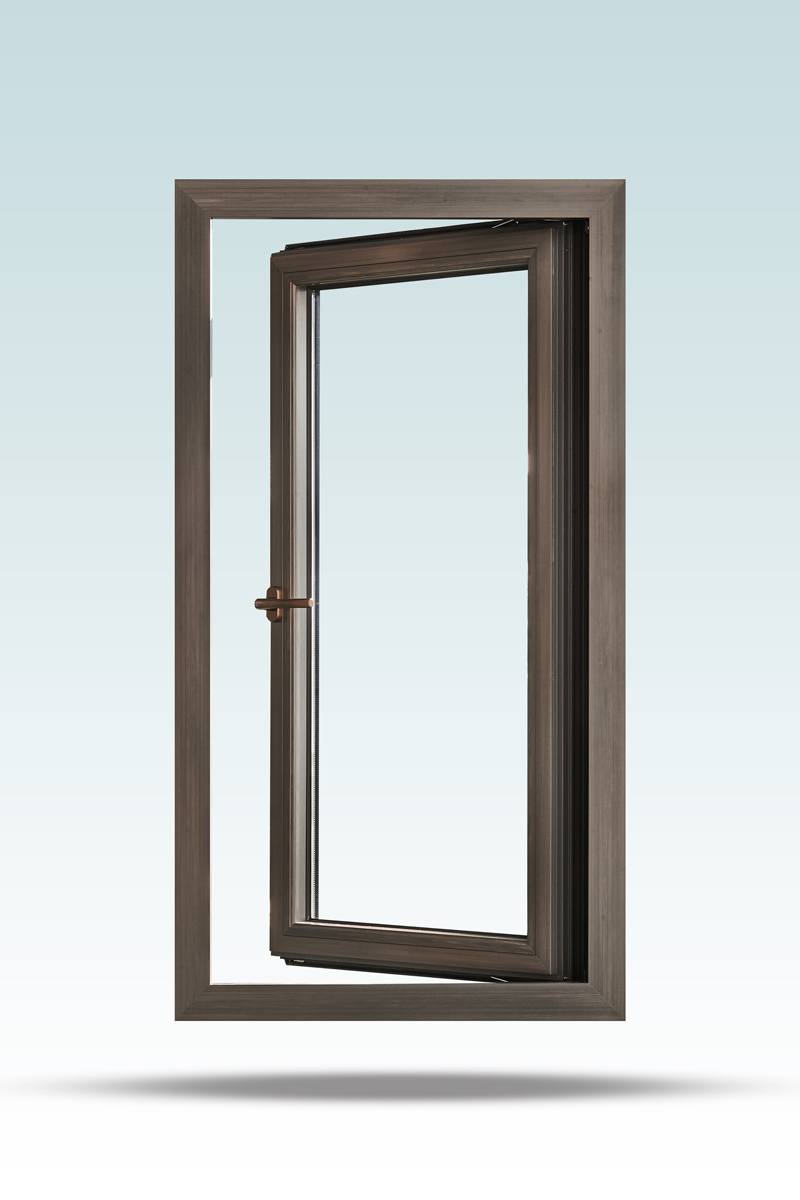 Advantages of 98 Series Aluminum-clad Wood Outward Casement Window With Retractable Flyscreen
