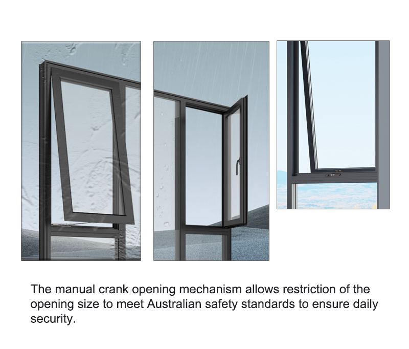 Advantages of 100 Series Alu.Non-thermal Break Awning Window