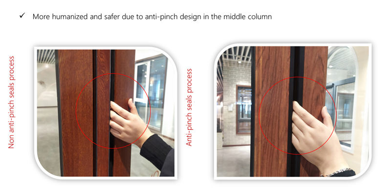 Advantages of 80 Series Alu Thermal Break Bi-folding Door