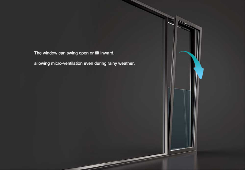 Advantages of AE118 Series Thermal Break Casement Window Series