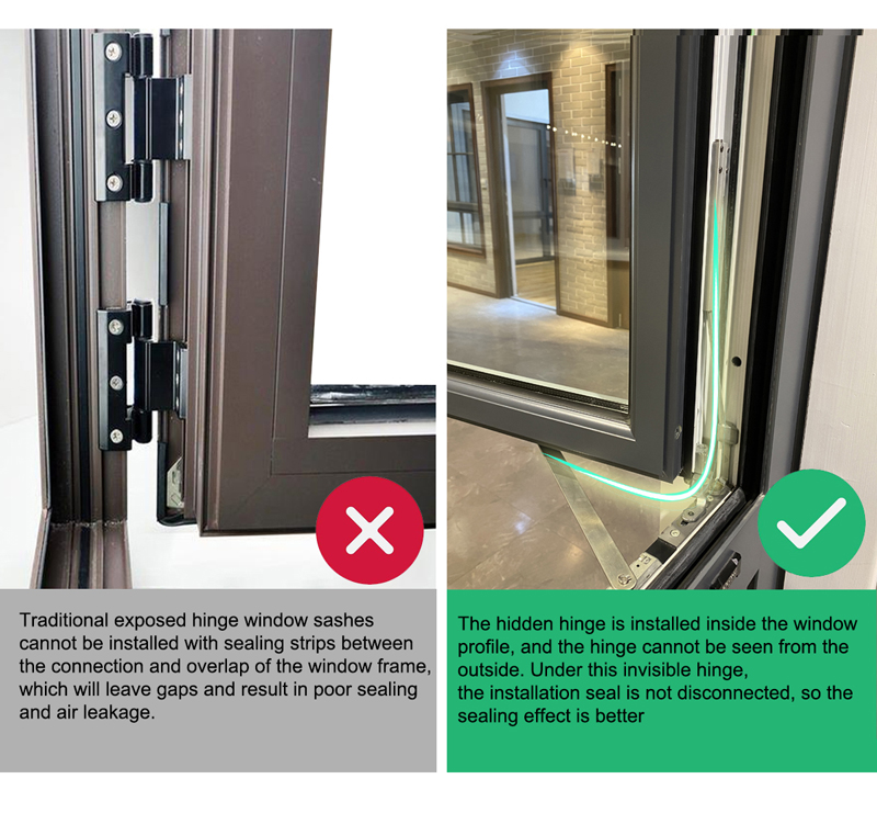 Advantages of AE118 Series Thermal Break Casement Window Series